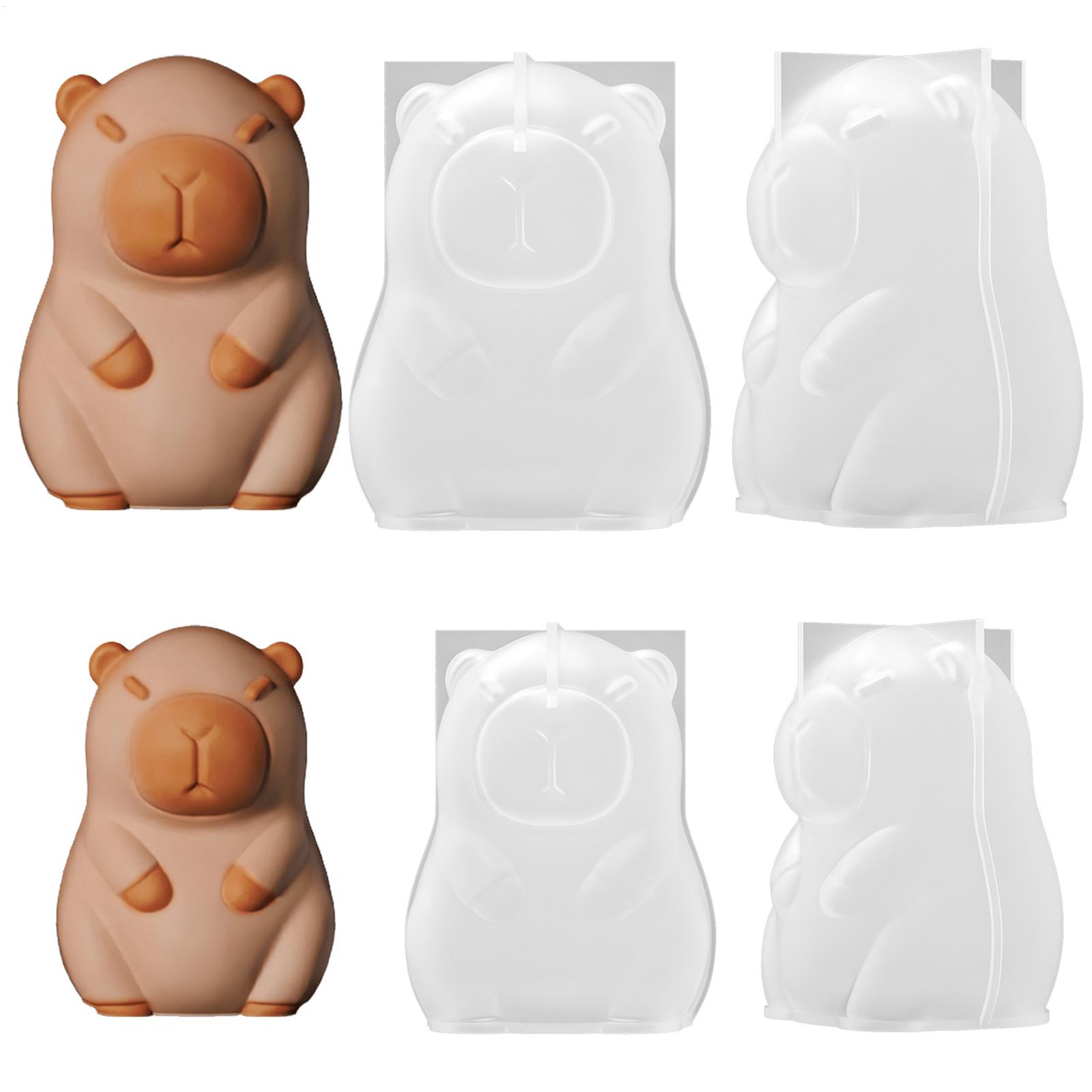 Resin Art Guide - Reusable Silicone Animal Molds 3D Capybara