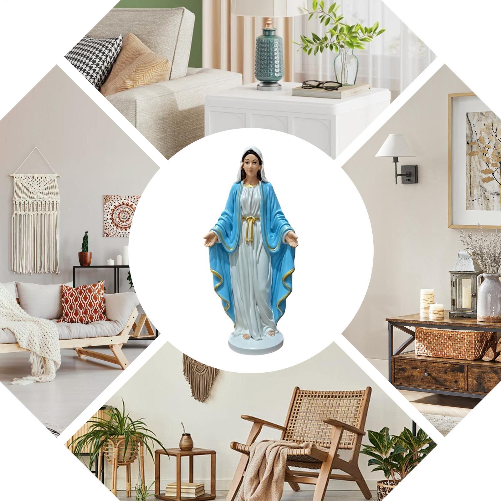 Resin Art Mary - Virgin Mary Desktop Figurine Ornamen Religious