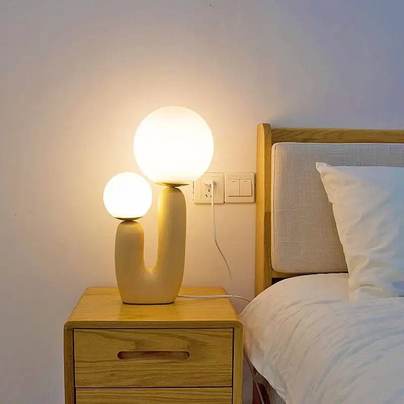 Resin Art On Floor - Nordic Children Room Bedroom Bedside Light