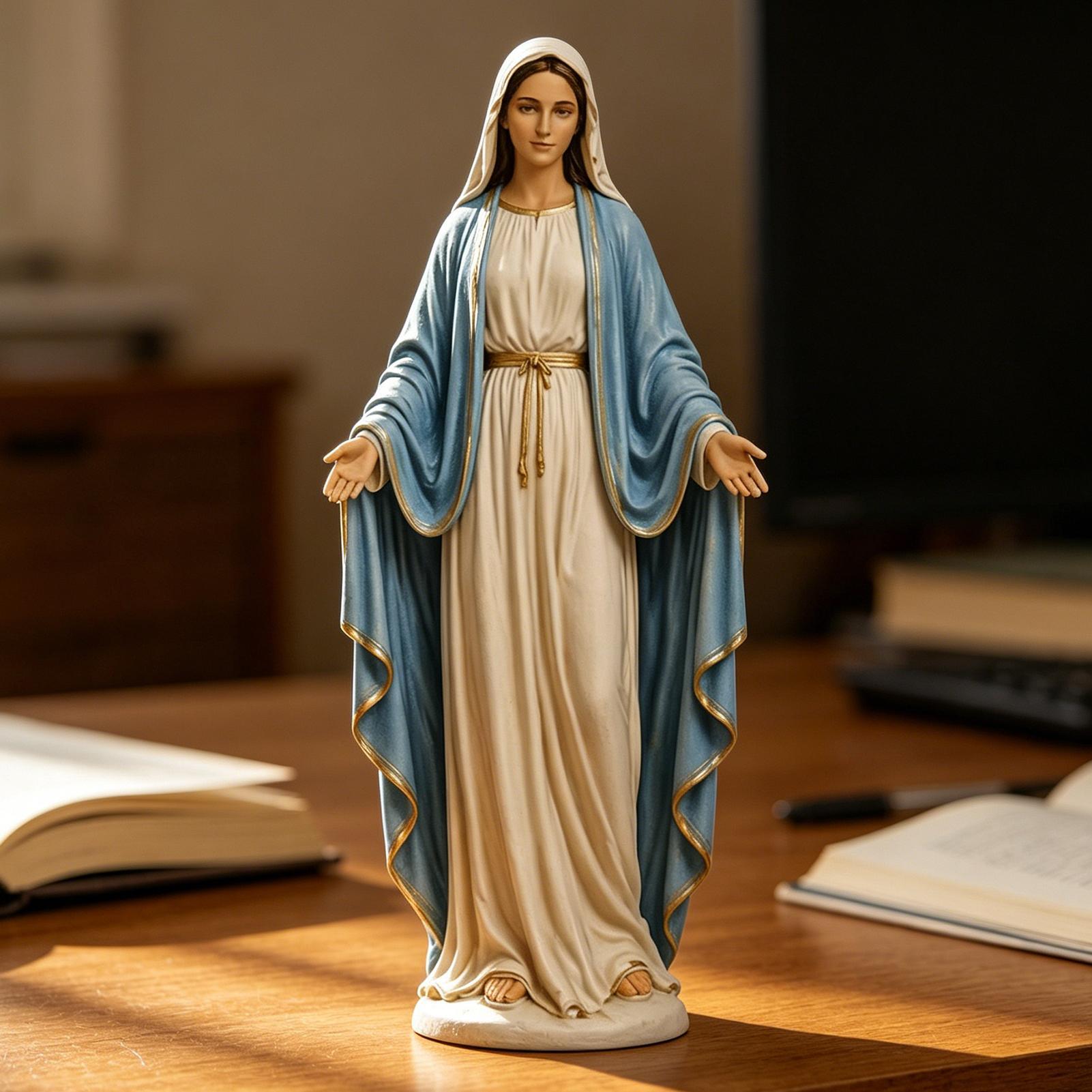 Resin Art Mary - Virgin Mary Desktop Figurine Ornamen Religious