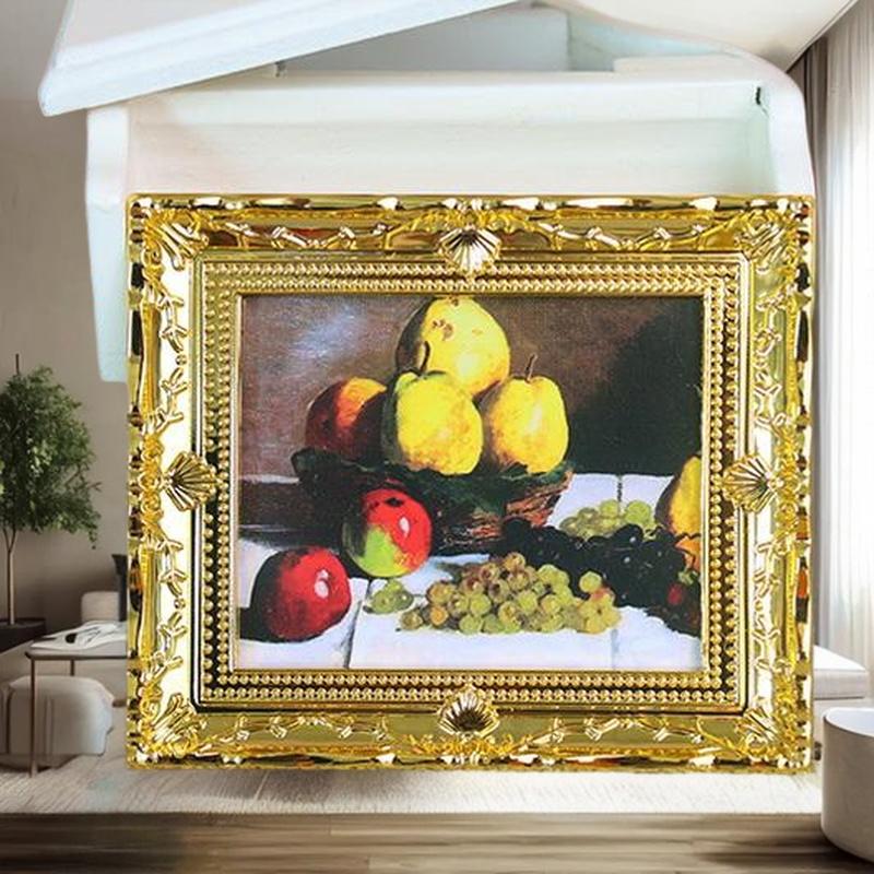 Resin Art For Photo Frame - 1Pcs Miniature Doll House Wall Art
