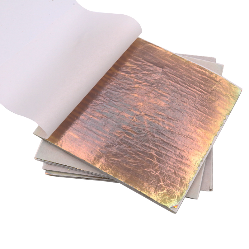 Gold Leaf Foil - 14x14cm Colorful Imitation Gold Leaf Sheet