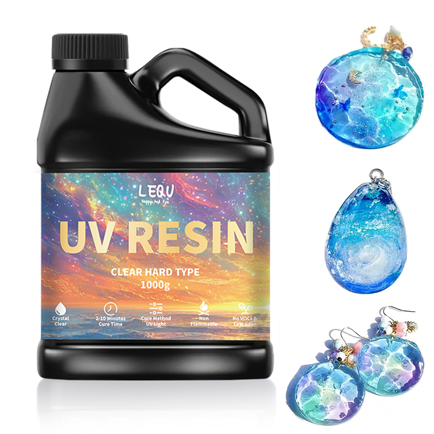 Resin Art Epoxy - 100/200/500/1000g UV Epoxy Resin Glue High