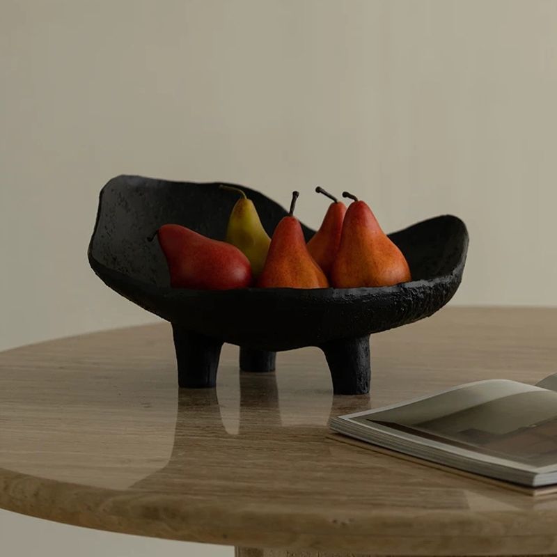 Black Fruit Plate Resin Storag - огляд і ціна Resin Art Wooden Tray