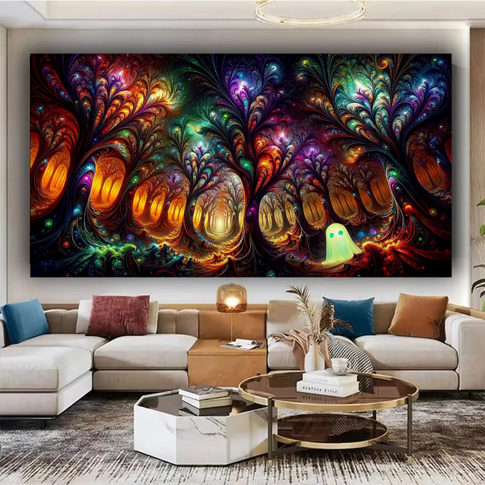 The Frightful Forest trees lan - огляд і ціна Resin Art Tree