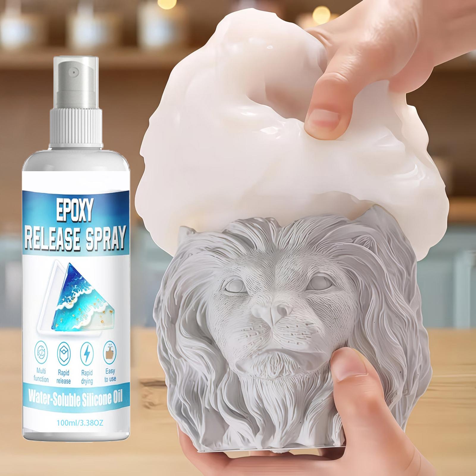100ml Silicone Release Spray E - огляд і ціна Resin Art Guide