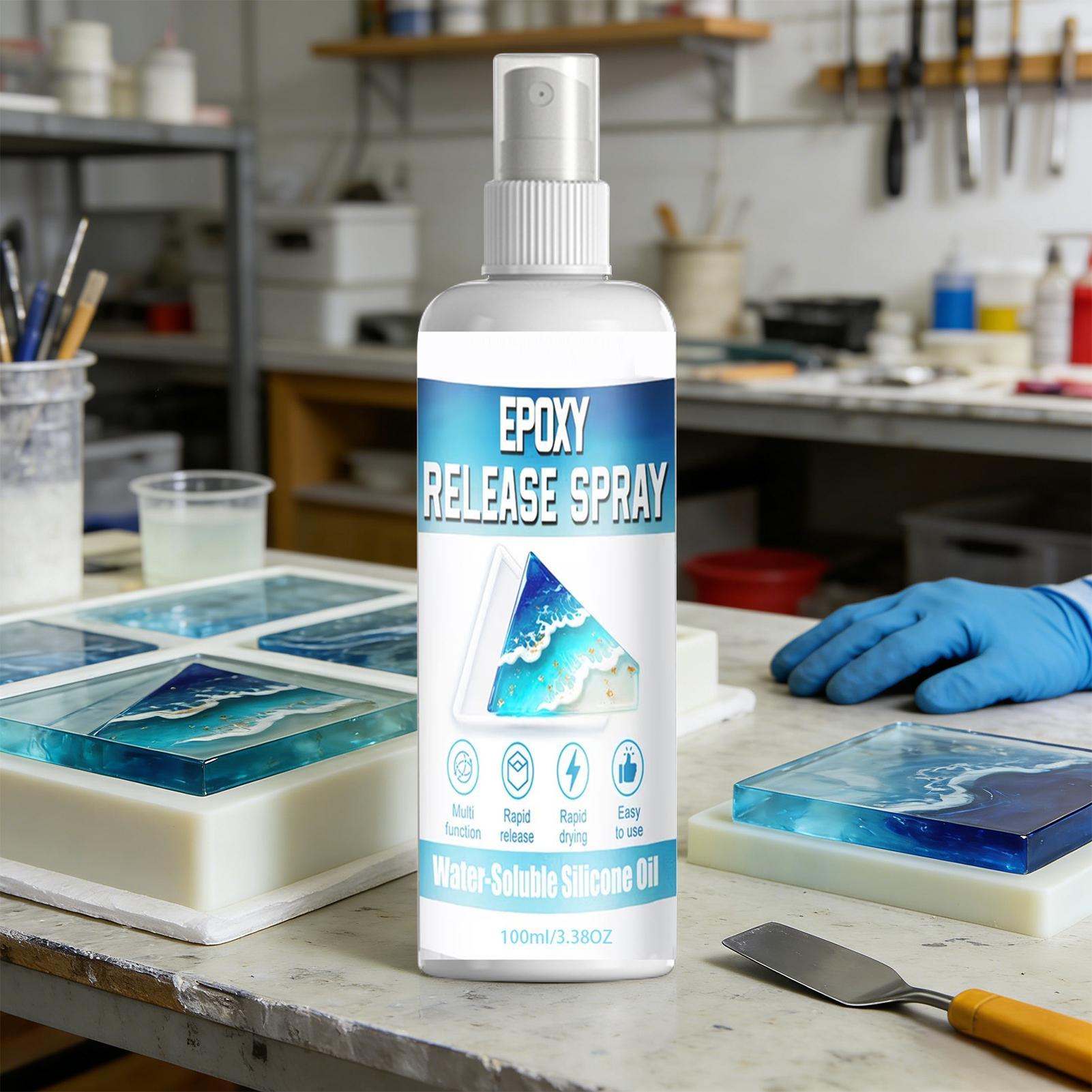 100ml Silicone Release Spray E - огляд і ціна Resin Art Guide