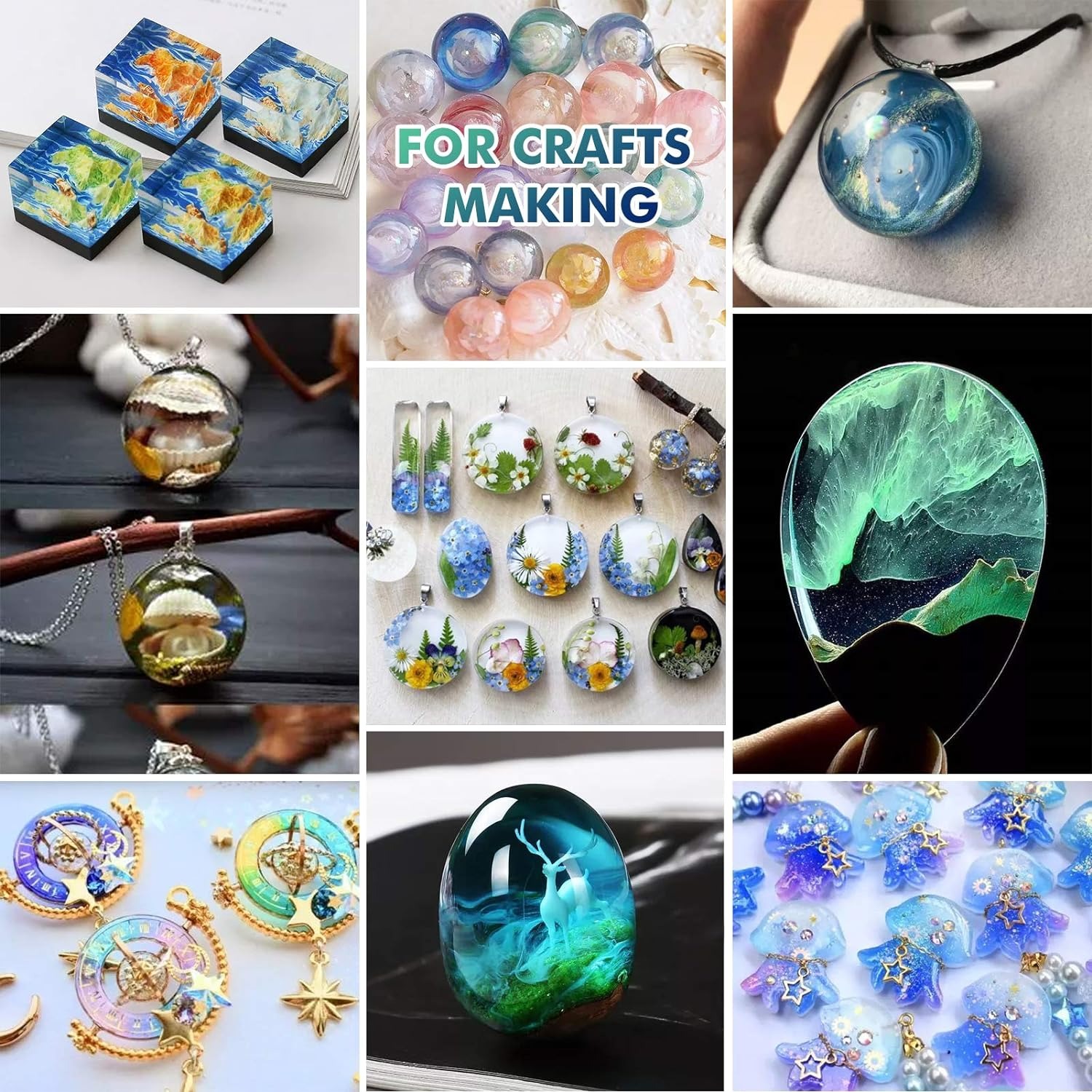 300g UV Resin Clear,Hard,Upgra - огляд і ціна Resin Art Epoxy