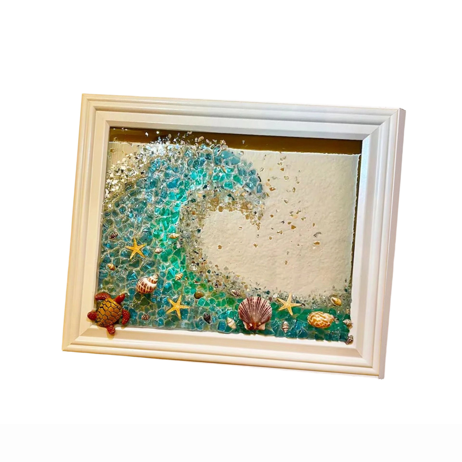 Sea Glass Art Kits Sea Glass A - огляд і ціна Resin Art For Photo Frame