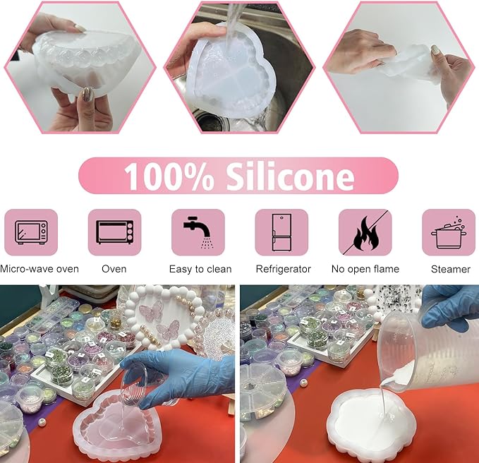 Bubble Resin Tray Silicone Mol - огляд і ціна Resin Art Tray
