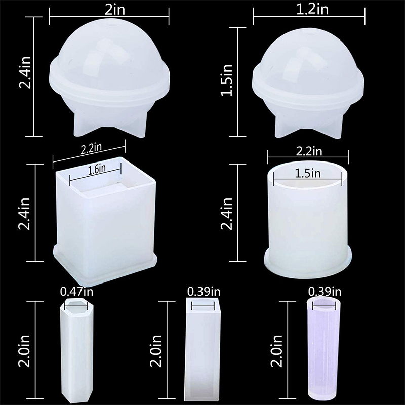 Stock Quantity 8Pcs Silicone E - огляд і ціна Resin Art Quantity