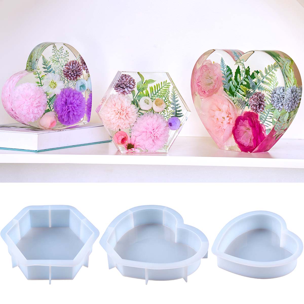 Large Love Silicone Mold DIY H - огляд і ціна Resin Art Guide