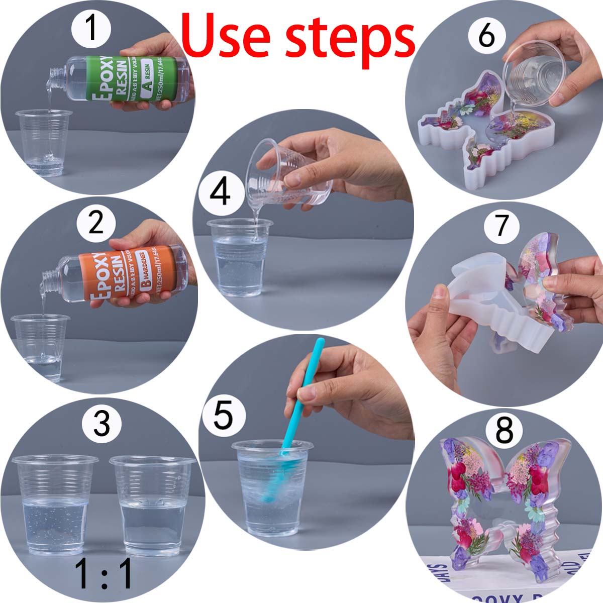 1:1 Ratio Epoxy Resin Kit Anti - огляд і ціна Resin Art Epoxy