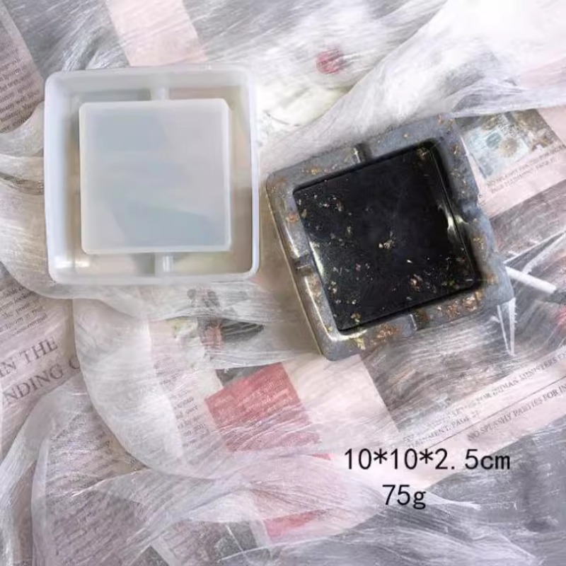 Silicone Ashtray Mold Crystal  - огляд і ціна Resin Art Tray