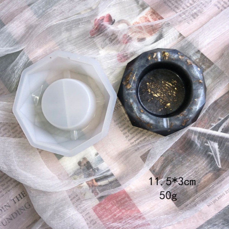 Silicone Ashtray Mold Crystal  - огляд і ціна Resin Art Tray