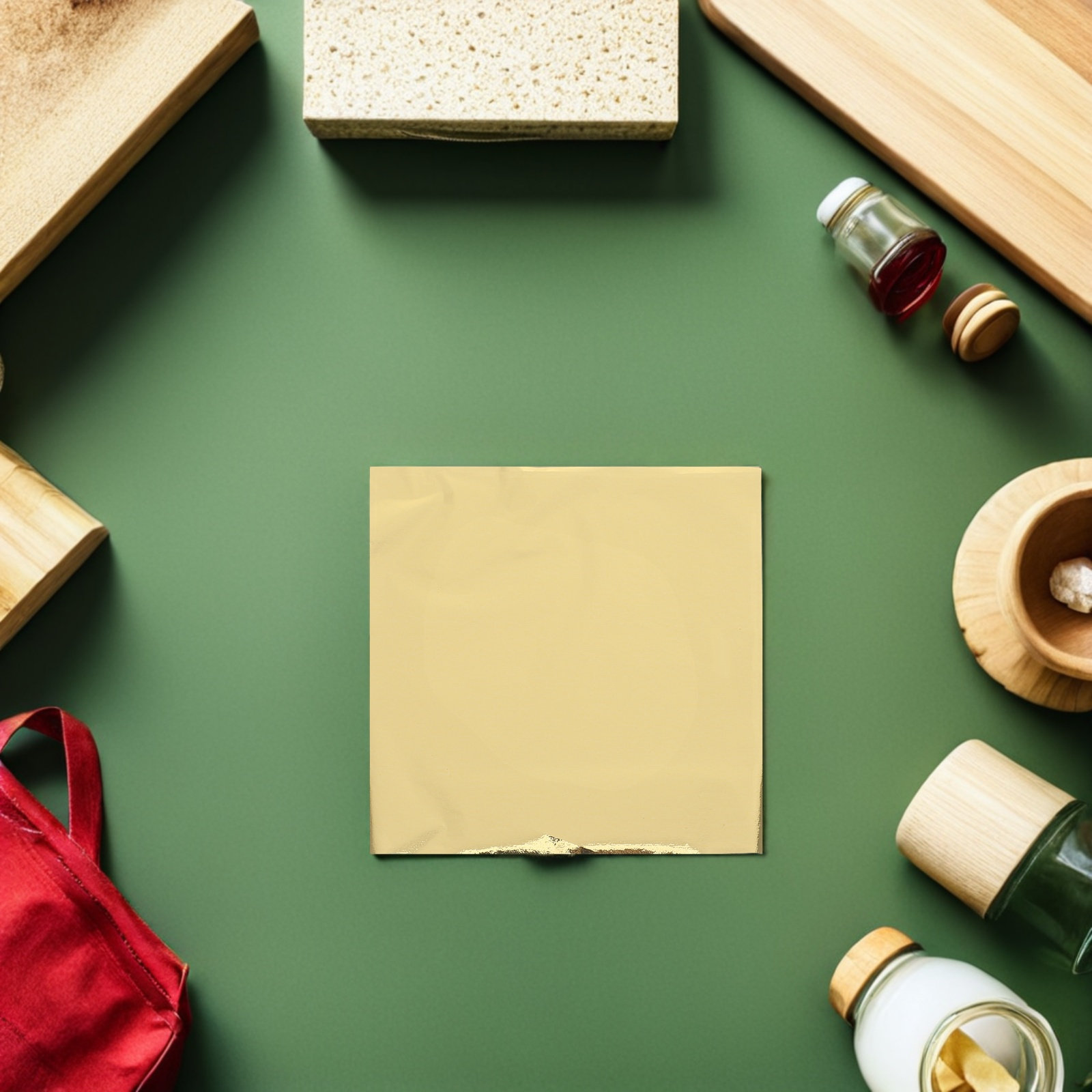 50Pcs 8x8.5cm Gold Leaf Foil P - огляд і ціна Gold Leaf Foil