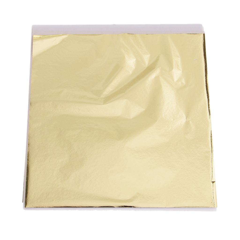 100x 14cm Gold Leaf Sheets Gil - огляд і ціна Gold Leaf Foil