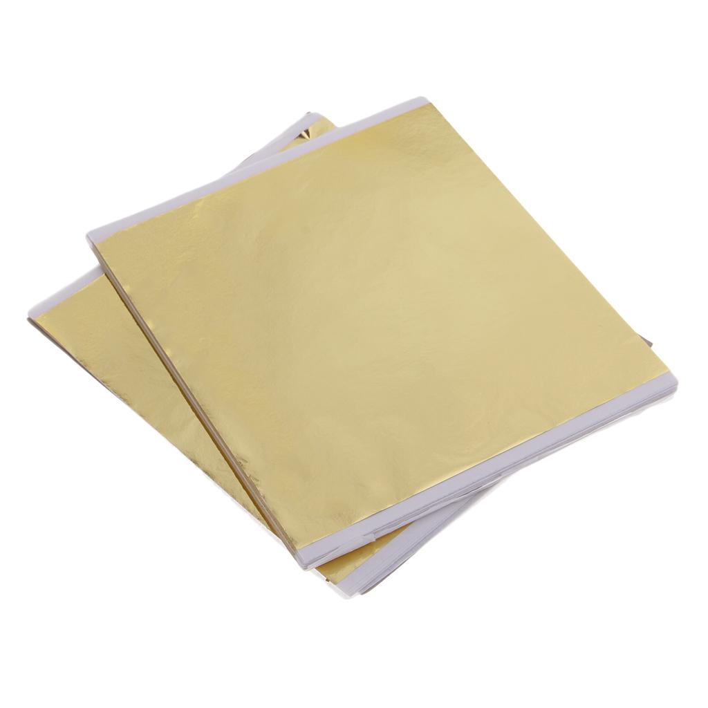 100x 14cm Gold Leaf Sheets Gil - огляд і ціна Gold Leaf Foil