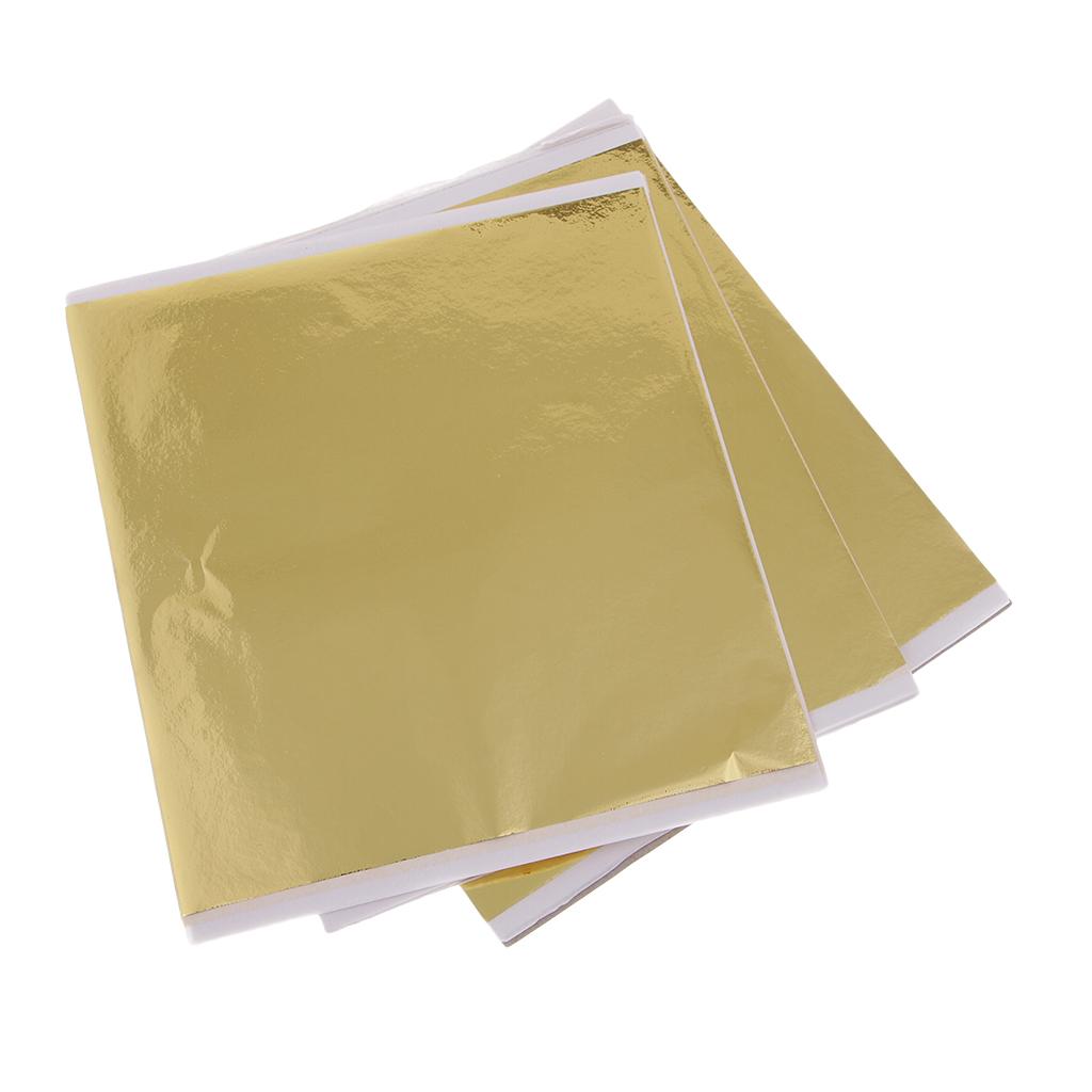 100x 14cm Gold Leaf Sheets Gil - огляд і ціна Gold Leaf Foil