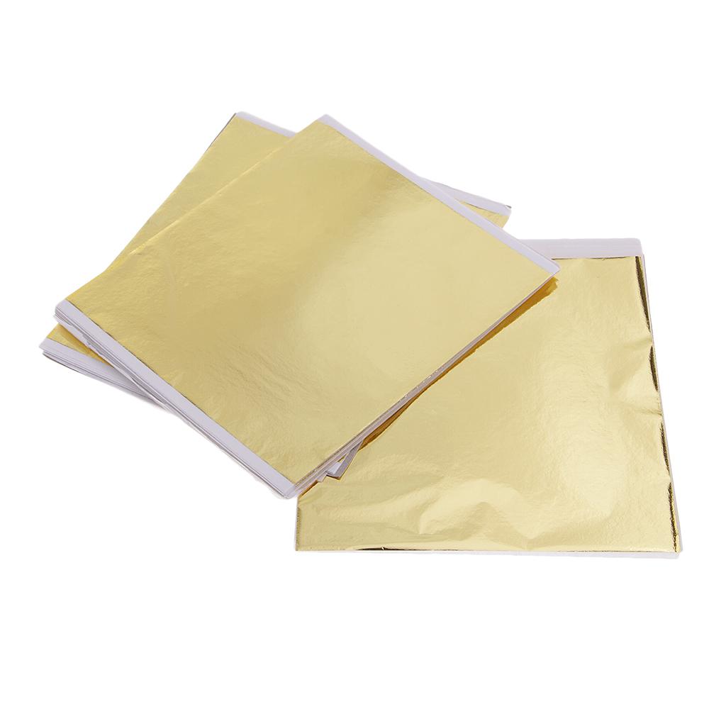 100x 14cm Gold Leaf Sheets Gil - огляд і ціна Gold Leaf Foil