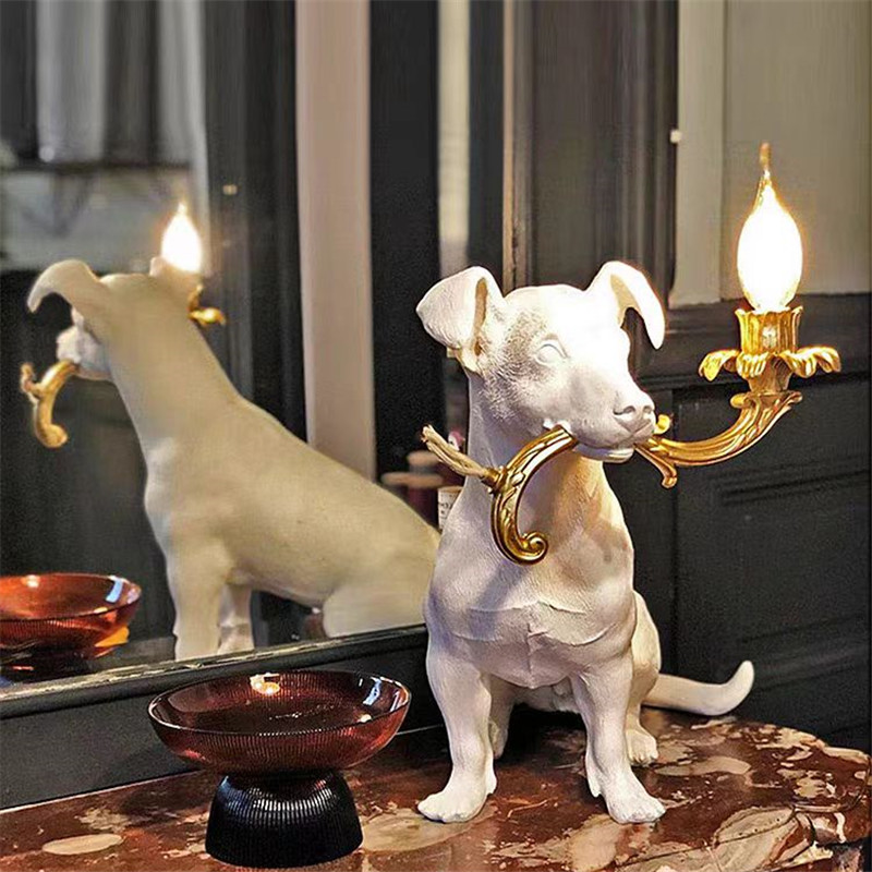 Resin Dog Table light Jobby Ta - огляд і ціна Resin Art On Floor