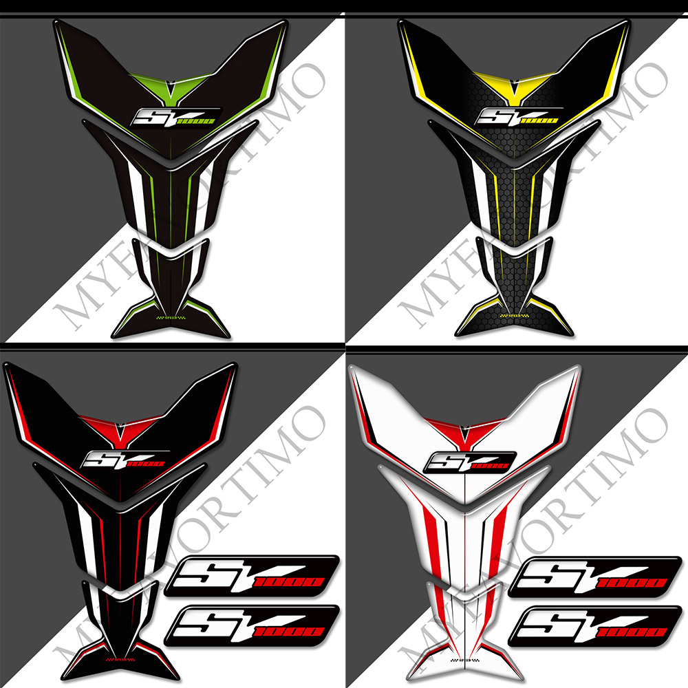 SV1000 Motorcycle Tank Pad Fue - огляд і ціна Resin Art Sticker
