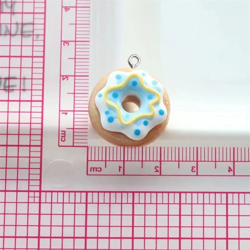 10Pcs Resin Donut Charms Color - огляд і ціна Resin Art Earrings