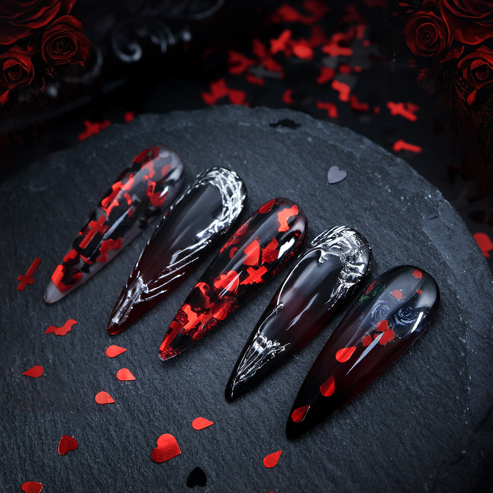 Halloween Nail Sequins 5g –Bat - огляд і ціна Mica Flake Resin
