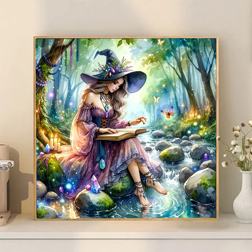 HUACAN Diamond Embroidery Witc - огляд і ціна Resin Art Tree