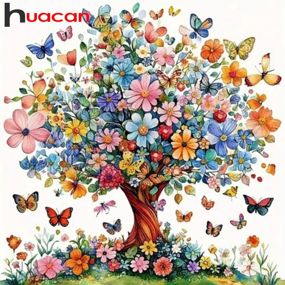 Huacan Diy Diamond Painting Cr - огляд і ціна Resin Art Tree