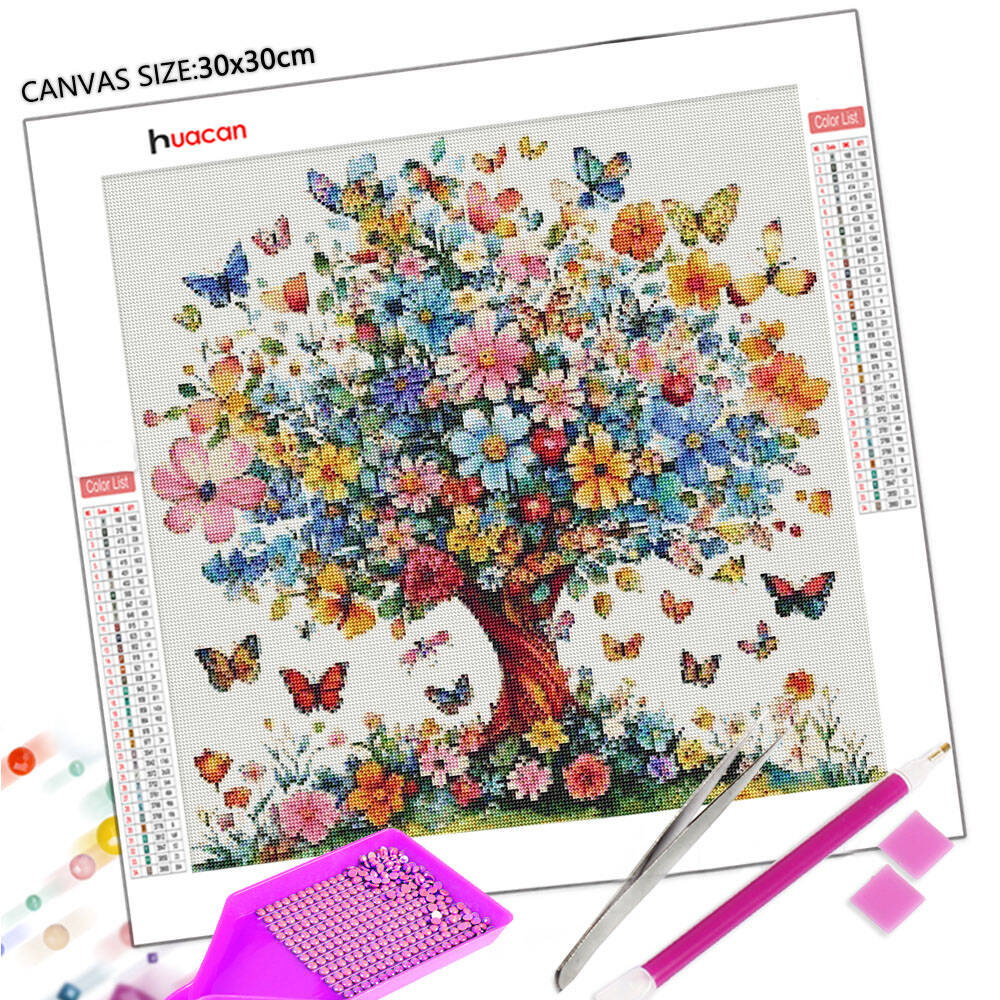 Huacan Diy Diamond Painting Cr - огляд і ціна Resin Art Tree