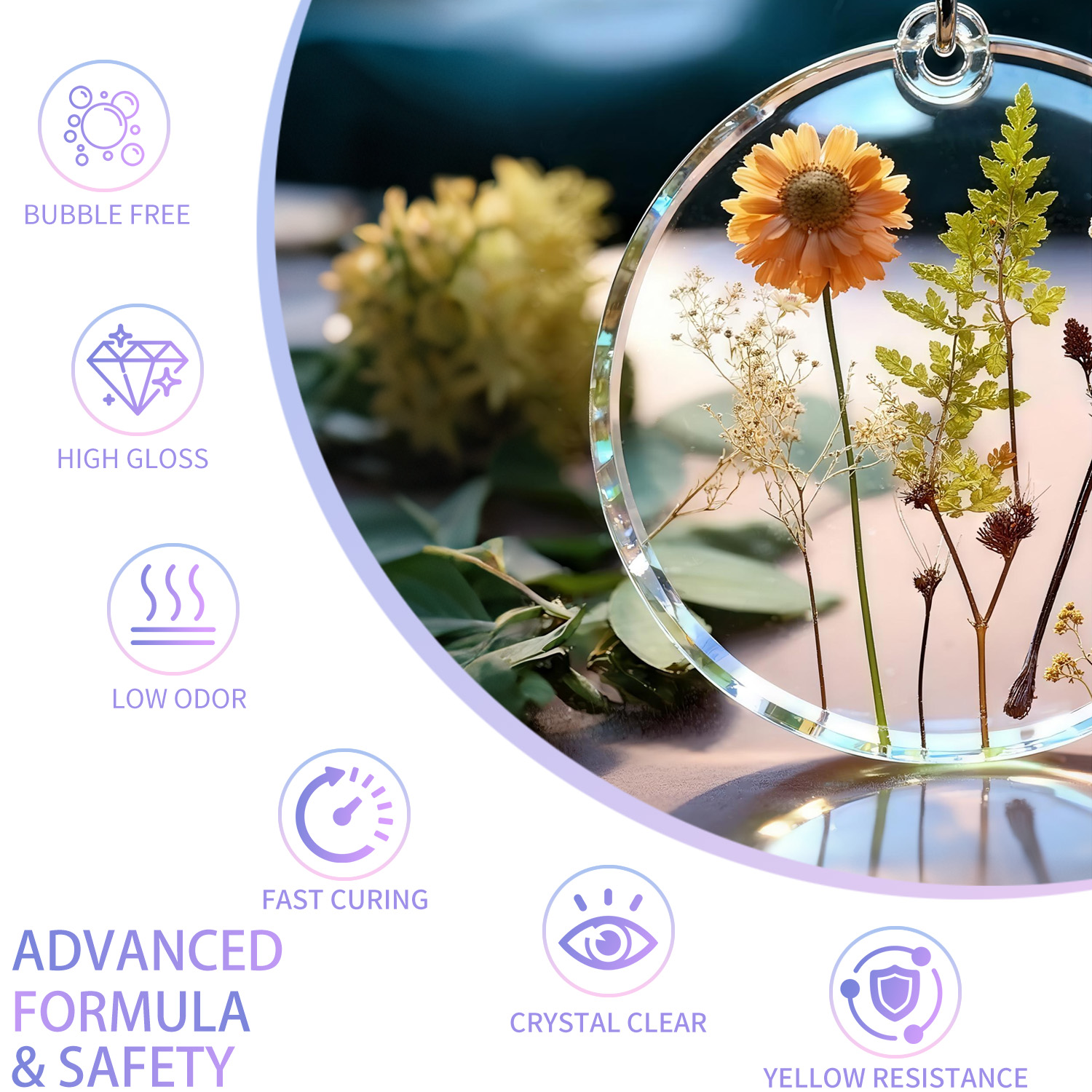 200g UV Resin Crystal Clear Ha - огляд і ціна Resin Art Epoxy