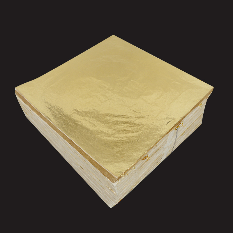 14x14cm 100pcs Shiny Gold Silv - огляд і ціна Gold Leaf Foil