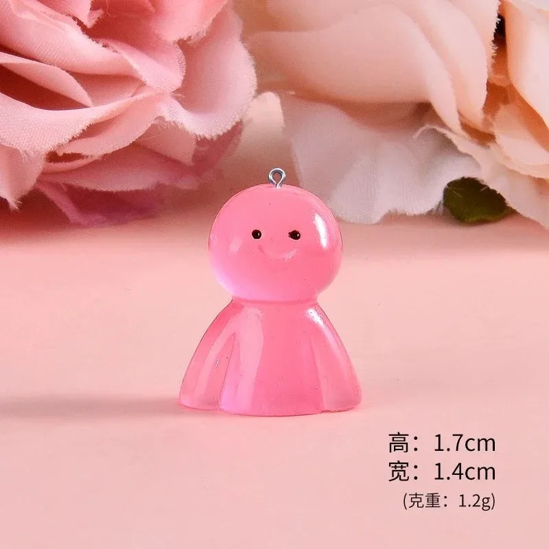 10Pcs Glow In Dark Cartoon Dol - огляд і ціна Resin Art Earrings