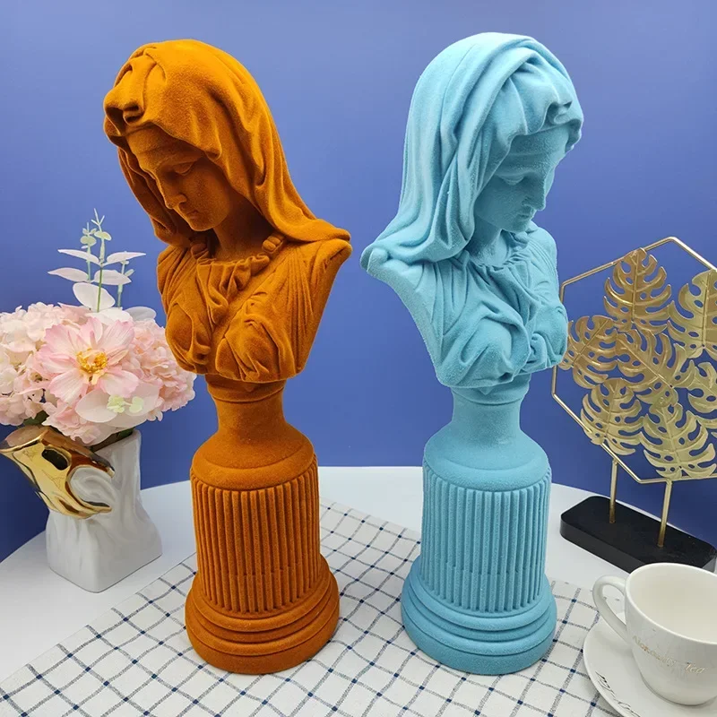 Flocking Resin Virgin Mary Hea - огляд і ціна Resin Art Mary