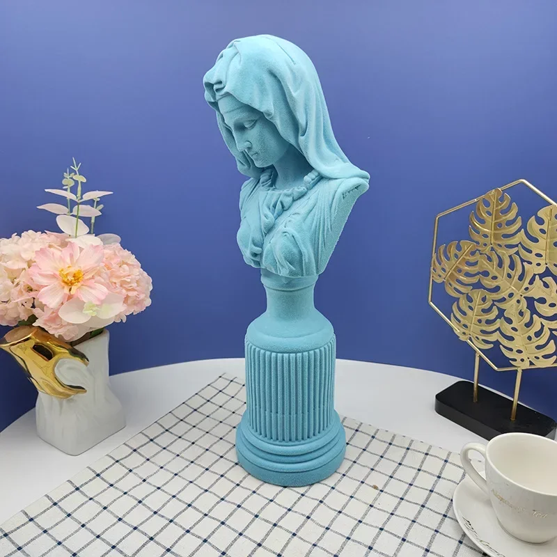 Flocking Resin Virgin Mary Hea - огляд і ціна Resin Art Mary