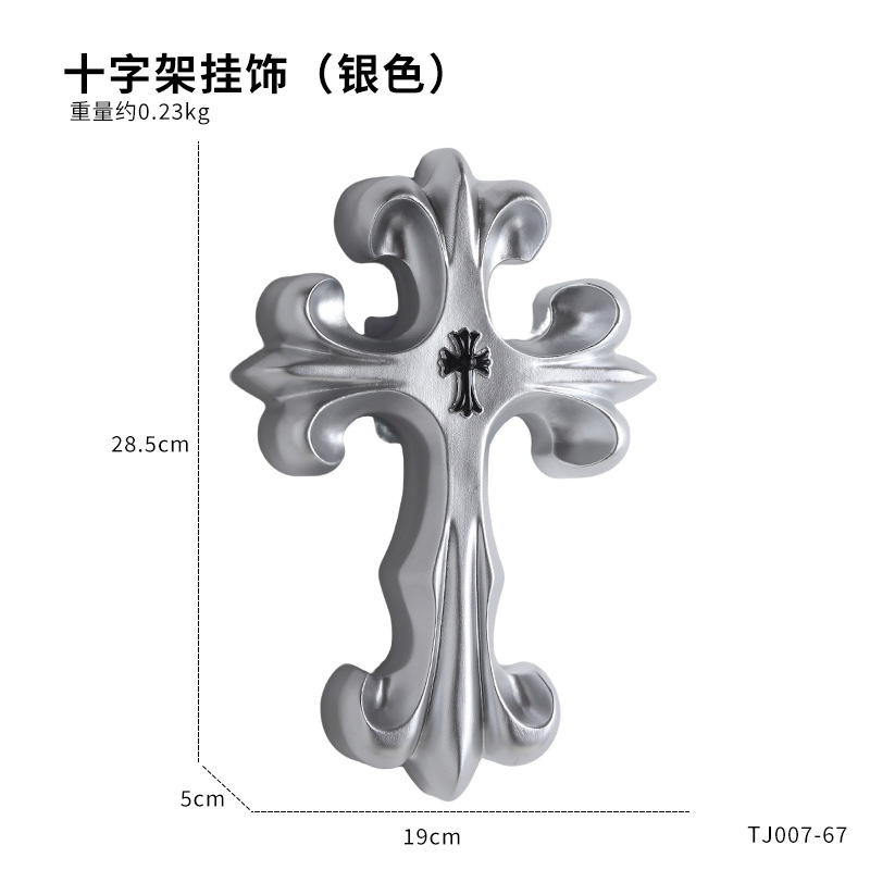 Retro Cross Wall Decor Gothic  - огляд і ціна Resin Art Sculptures