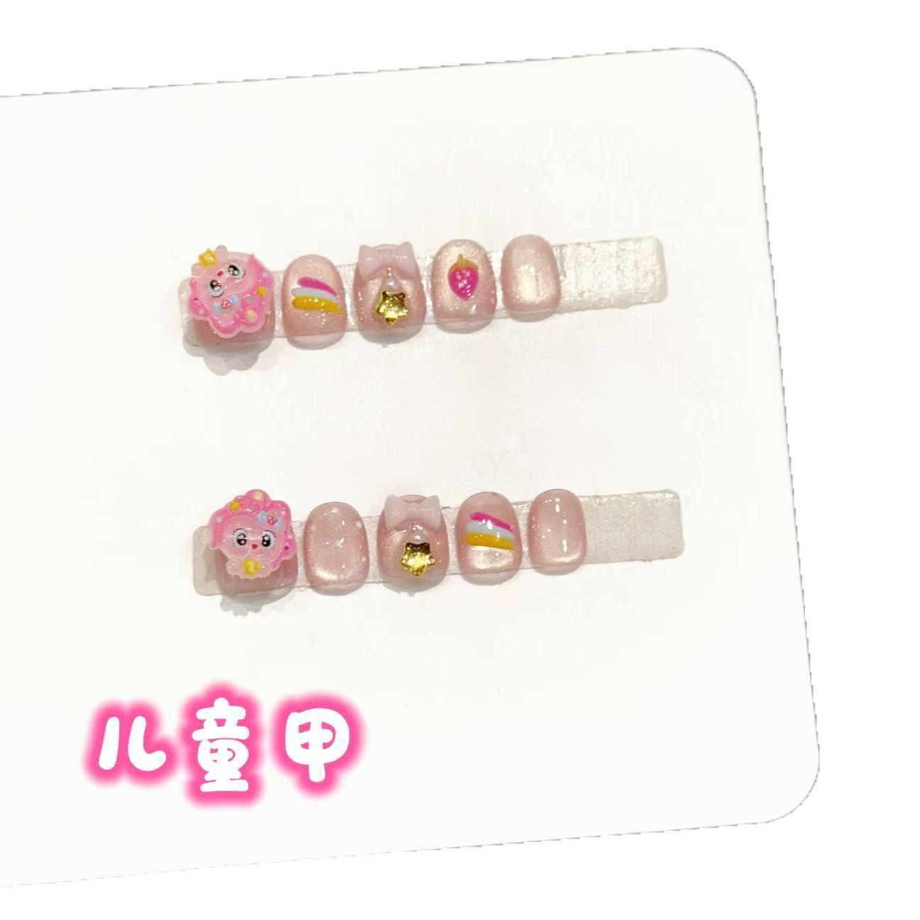 10PCS Handmade Nail Art Pink D - огляд і ціна Resin Art Sticker