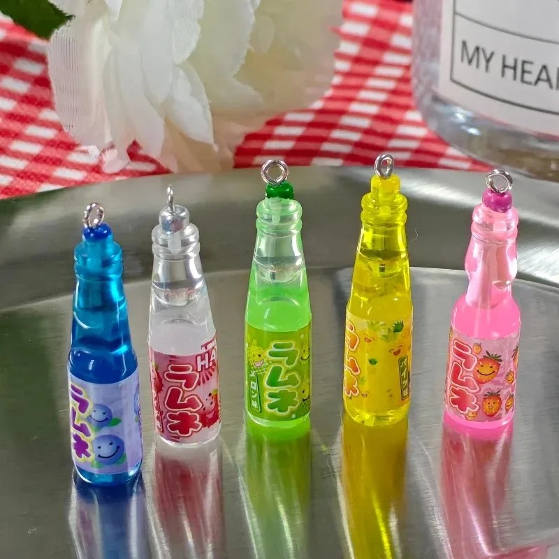 10Pcs Tiny Soda Bottle Resin C - огляд і ціна Resin Art Earrings