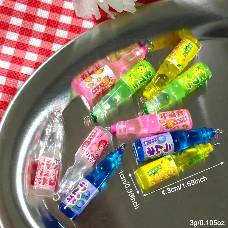 10Pcs Tiny Soda Bottle Resin C - огляд і ціна Resin Art Earrings