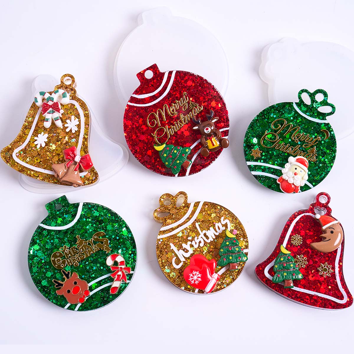 Xmas Tag Pendant Silicone Mold - огляд і ціна Resin Art Guide