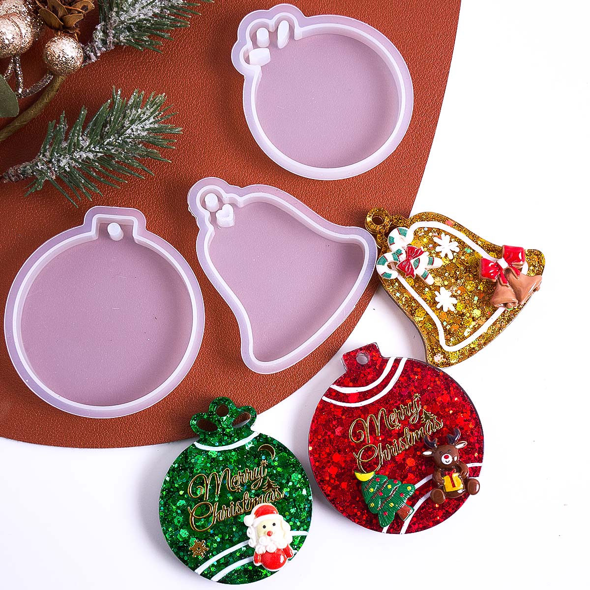 Xmas Tag Pendant Silicone Mold - огляд і ціна Resin Art Guide