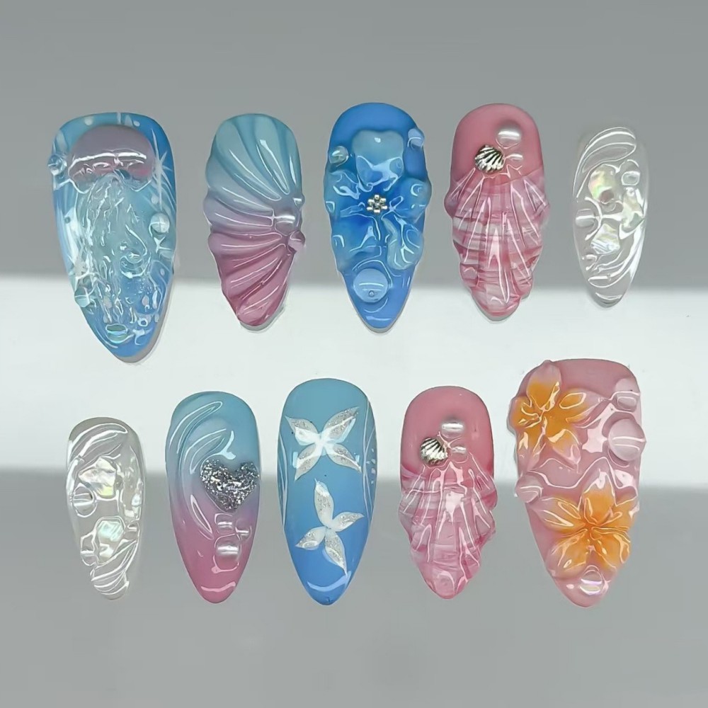 24PCS Luxury Emerald Green Flo - огляд і ціна Resin Art Flower
