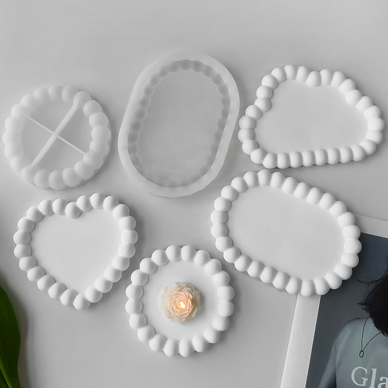 DIY Geometric Cloud Oval Form  - огляд і ціна Resin Art Tray