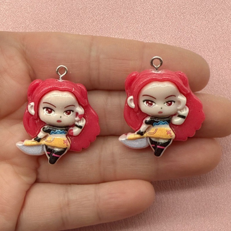 10pcs resin cartoon pendant, D - огляд і ціна Resin Art Earrings