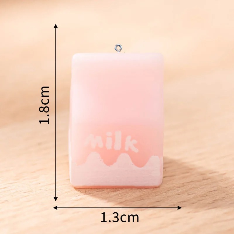 10Pcs Mini Milk Bottle Resin C - огляд і ціна Resin Art Earrings