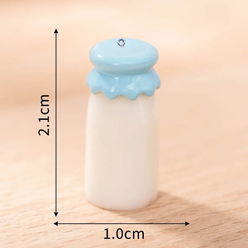 10Pcs Mini Milk Bottle Resin C - огляд і ціна Resin Art Earrings