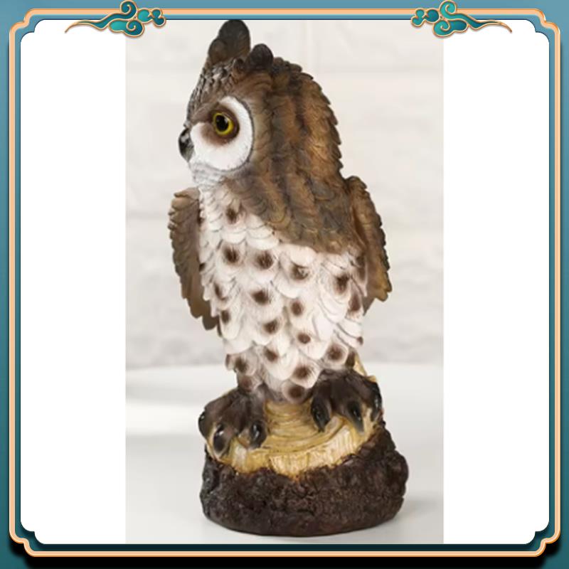 (New)-Resin Owl Statue Bird Ga - огляд і ціна Resin Art Sculptures