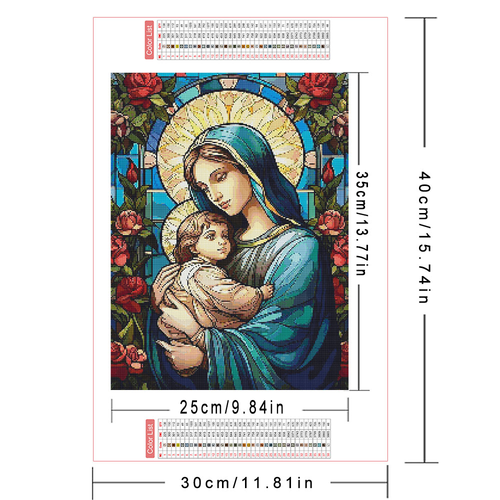 1pc frameless  Diamond Art Vir - огляд і ціна Resin Art Mary