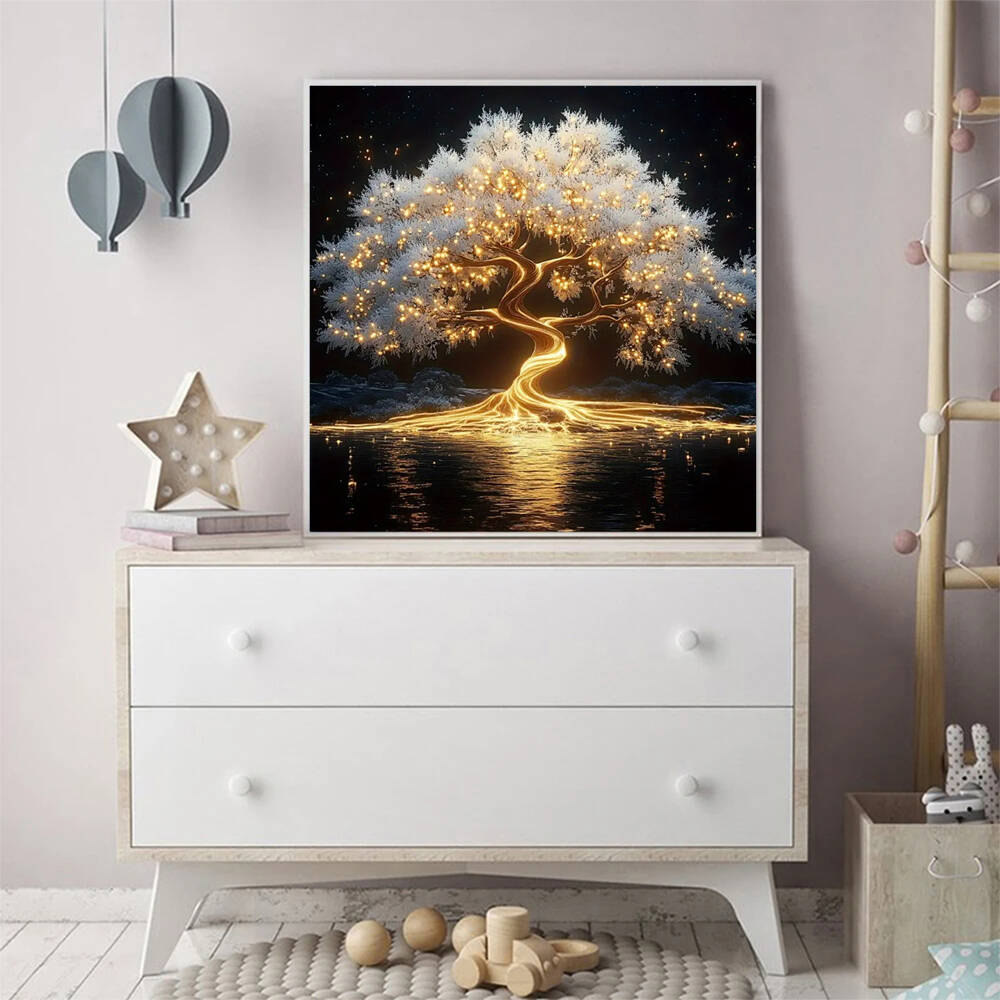 Frameless, Diamond Mosaic Tree - огляд і ціна Resin Art Tree